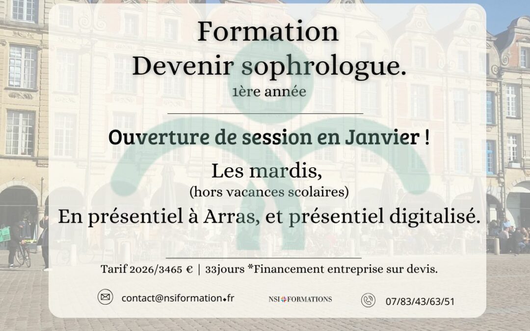 Formation Devenir Sophrologue en 1 An