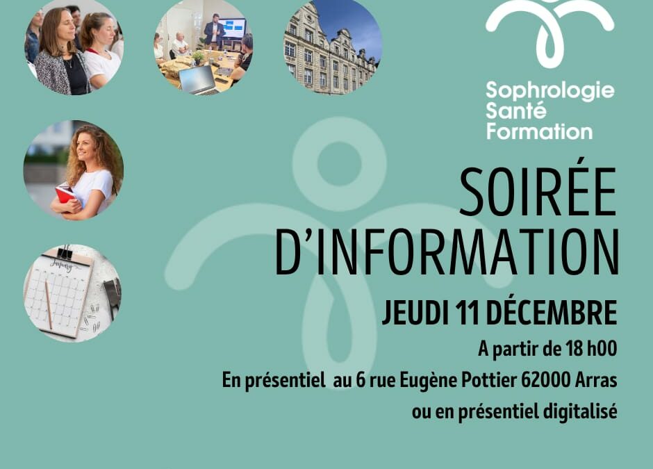 formation sophrologue : Soirée d’Information Gratuite le 11 Décembre 2025