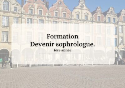 photo de catalogue pour la formation devenir sophrologue