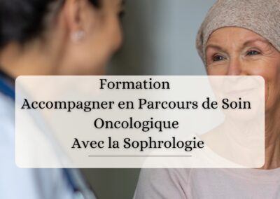photo de catalogue pour la formation accompagner en parcours de soin oncologique avec la sophrologie