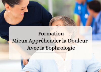 photo de catalogue pour la formation mieux appréhender la douleur avec la sophrologie