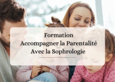 photo de catalogue pour la formation accompagner la parentalité avec la sophrologie